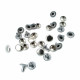 Rivet 9 mm Plain Metal Rivet Multi Color (250 Pcs/Pack) R0005