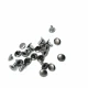 0 Rivet 6 mm (0.24") Cap with 6-6.5 mm (0.24"-0.26") Post Steel Rivet – 1000 Pieces R0006 for crafting and sewing projects