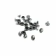 0 Rivet 6 mm (0.24") Cap with 6-6.5 mm (0.24"-0.26") Post Steel Rivet – 1000 Pieces R0006 for crafting and sewing projects