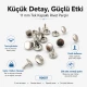 11 mm (0.43") Cap Standard Post Steel Single Cap Rivet – 250 Pieces, ideal for securely fastening thick materials with a