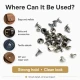 7 mm Plain Metal Rivet for garments and crafts, 500 pieces pack