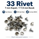 7 mm Plain Rivet Metal Rivet ( 500 Pcs/Pack ) R0009