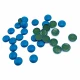 9 mm Blue Color Plastic Heating Rivet Package