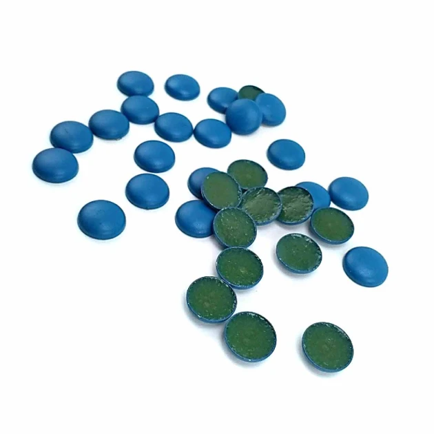 9 mm Blue Color Plastic Heating Rivet Package