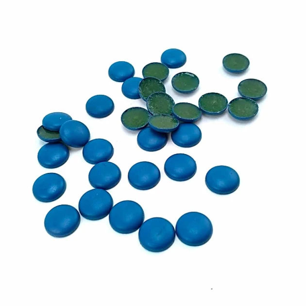 9 mm Blue Color Plastic Heating Rivet Package