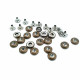 Rhinestone Rivet9 mm 14 L  (250 pcs / Package) R0014