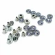 Rhinetone Blue Striped Rivet 10 mm