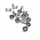 Glass Stone Sheet Rivet 12 mm
