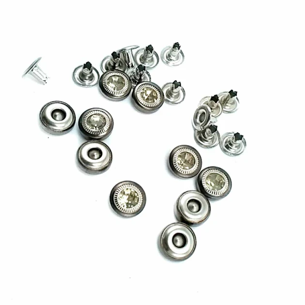 Rhinetone Rivet 8 mm in Steel