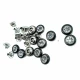 Rhinestone Rivet 10 mm 16 L - 250 pcs