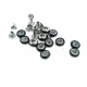 Rhinestone Rivet 10 mm 16 L - 250 pcs