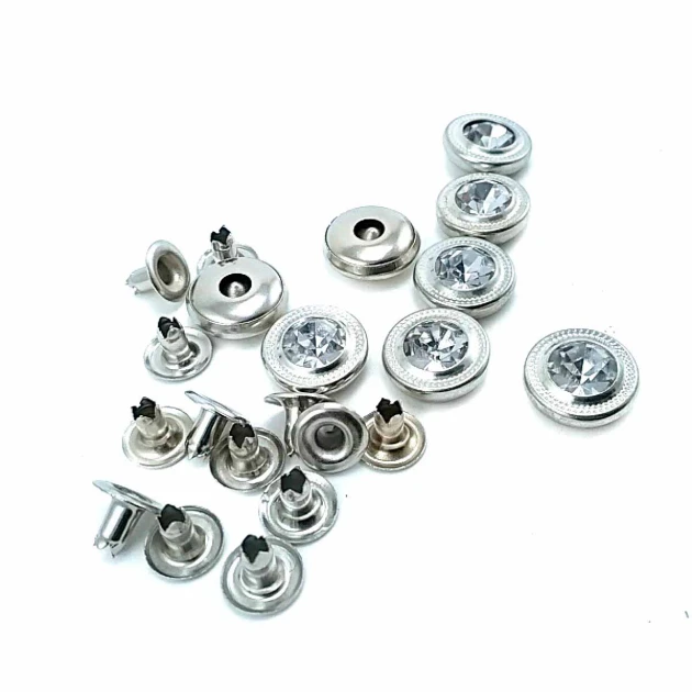 Rhinestone Plain Rivet 12 mm
