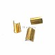 Cord End 14mm x 9mm Clamping Piece Metal T0012
