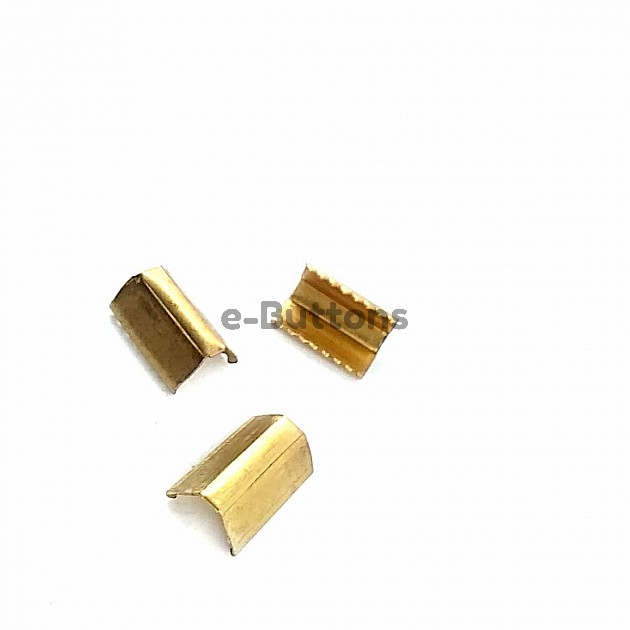 Cord End 14mm x 9mm Clamping Piece Metal T0012