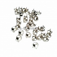 Prong Stud 5,5 mm Ornament Brass Four Prong (250 Pcs/Pack) TR0003