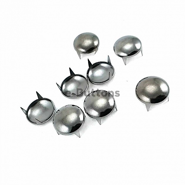 12 mm 4 Legs Ornamental Prong Stud  Brass Stainless (250 Pcs/Pack)