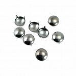 12 mm 4 Legs Ornamental Prong Stud  Brass Stainless (250 Pcs/Pack)