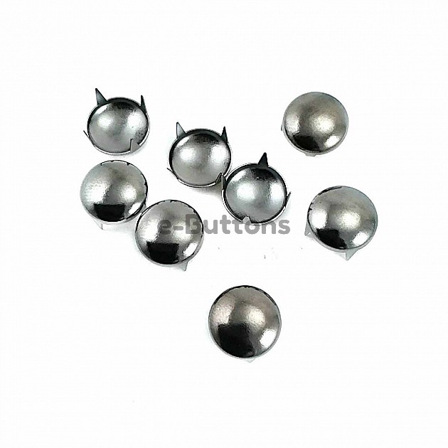 12 mm 4 Legs Ornamental Prong Stud  Brass Stainless (250 Pcs/Pack)