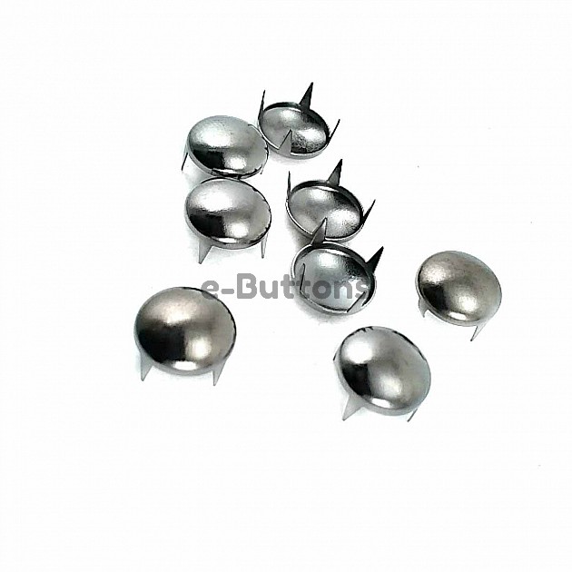 12 mm 4 Legs Ornamental Prong Stud  Brass Stainless (250 Pcs/Pack)