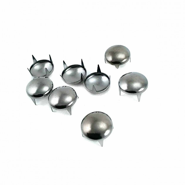 12 mm 4 Legs Ornamental Prong Stud  Brass Stainless (250 Pcs/Pack)