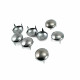 12 mm 4 Legs Ornamental Prong Stud  Brass Stainless (250 Pcs/Pack)
