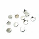 Ornament Stud 9.50 mm Flat Coin Shaped Four Prong Brass Stud (250 Pcs/Pack) TR0006