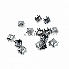 6 mm Punk Spikes Spots Stud Pyramid Shape (250 Pcs / Pack) TR0008