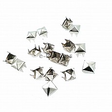 6 mm Punk Spikes Spots  Stud Pyramid Shape (250 pcs / Package) TR0009