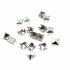 6 mm Punk Spikes Spots  Stud Pyramid Shape (250 pcs / Package) TR0009