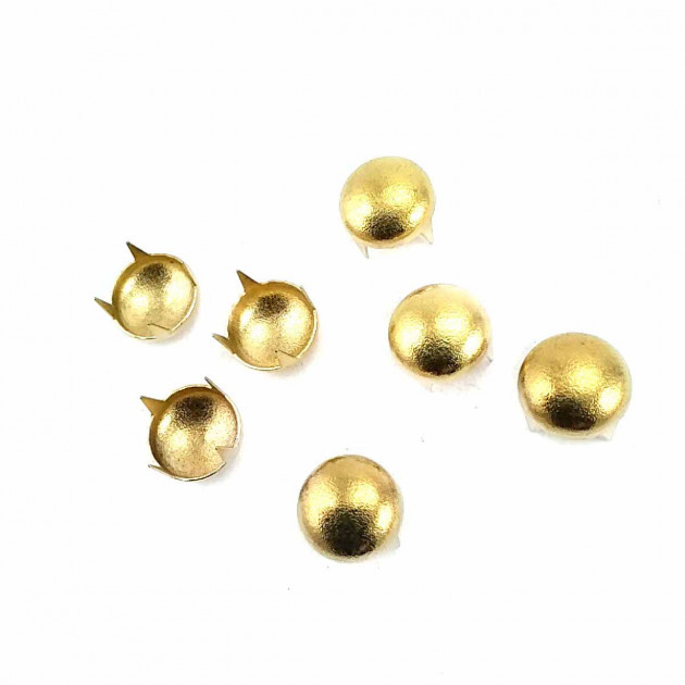 10,5 mm  Punk Spikes Spots Studs Metal (250 pcs / Package) TR0010