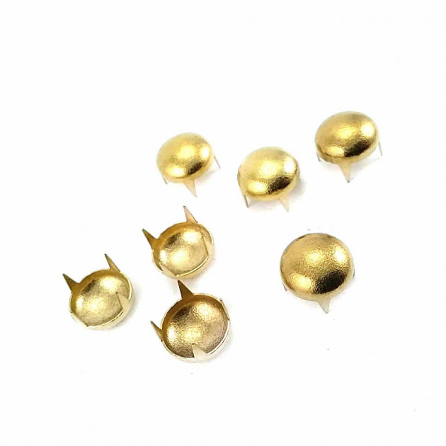 10,5 mm  Punk Spikes Spots Studs Metal (250 pcs / Package) TR0010