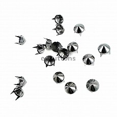 Conical Trock 7.5 mm Four Prong  Conical Stud Brass (250 Pcs/Pack) TR0020