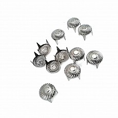 7,5 mm Punk Spikes Spots Studs Swirl Pattern (250 Pcs / Pack) TR0028