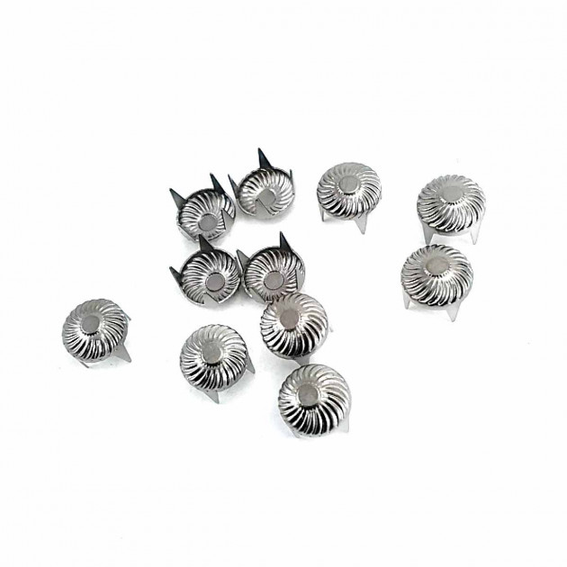 7,5 mm Punk Spikes Spots Studs Swirl Pattern (250 Pcs / Pack) TR0028