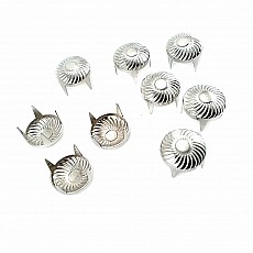 9,5 mm Punk Spikes Spots Studs Swirl Pattern ( 250 Pcs/ Packet ) TR0030