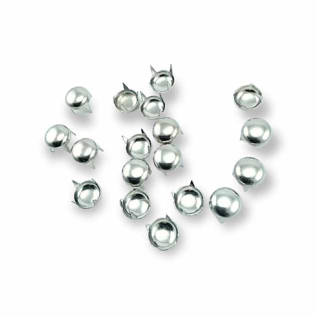 Straight Iron Studs 4 Prongs  7.50 mm (250 pcs / Pack) TR0032