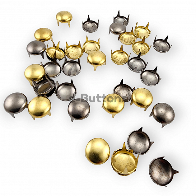 Punk Spikes Spots Studs  9,5 mm for Clothes (250 pcs / Pack) TR0034
