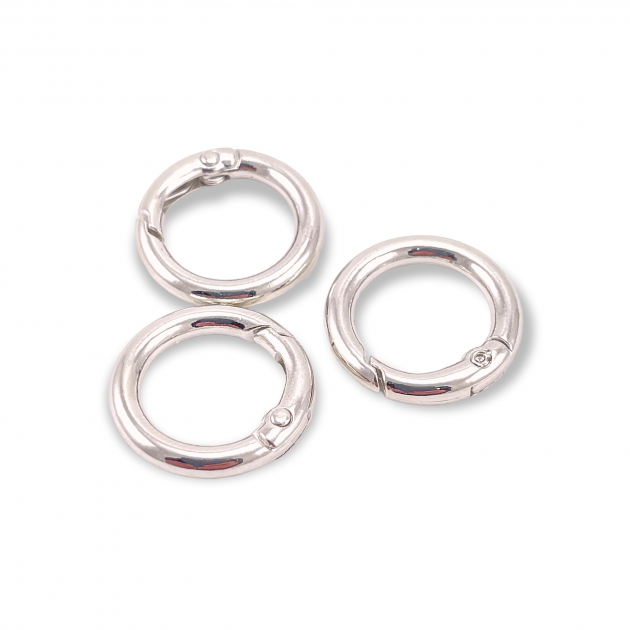 Açılıp Kapanan Kelepçe 1,5 mm  Yaylı Halka - Anahtarlık Halkası T0048