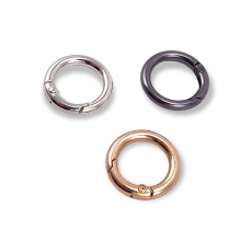 Closing Clamp 1,5 cm Spring Ring - Key Chain Ring T0048 Closing Clamp 1,5 cm Spring Ring - Key Chain Ring T0048