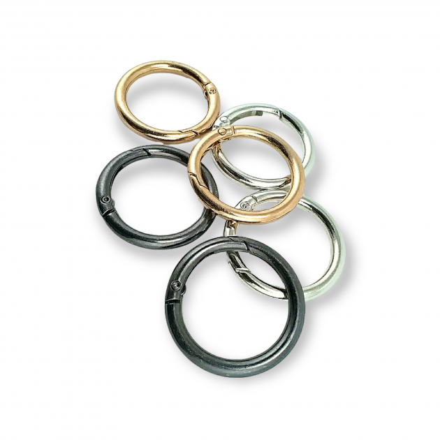 Spring Ring 2,5 cm Metal Spring Bag Ring T0050