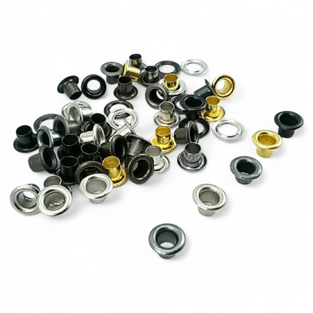 9/64" Brass 3,6 mm Curved Eyelet (500 Pcs/Pack) ERB0017PR