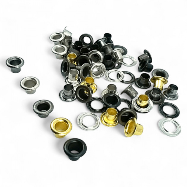 9/64" Brass 3,6 mm Curved Eyelet (500 Pcs/Pack) ERB0017PR