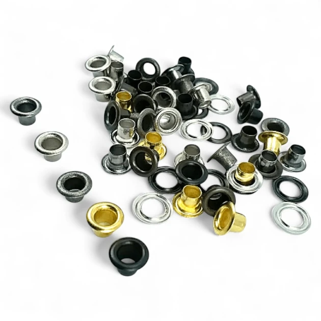 9/64" Brass 3,6 mm Curved Eyelet (500 Pcs/Pack) ERB0017PR