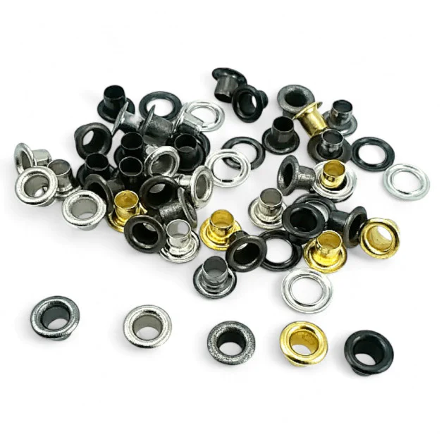 9/64" Brass 3,6 mm Curved Eyelet (500 Pcs/Pack) ERB0017PR