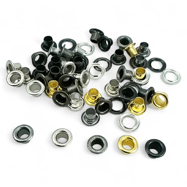 9/64" Brass 3,6 mm Curved Eyelet (500 Pcs/Pack) ERB0017PR