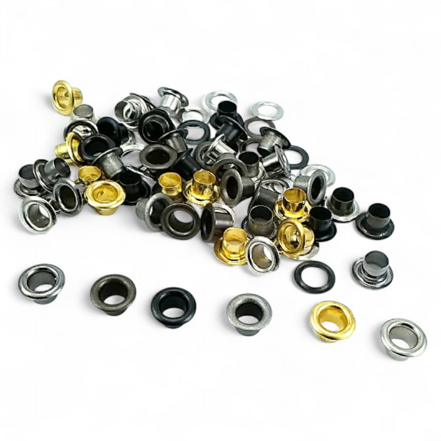 3/16" Brass 4,7 mm Curved Eyelet (500 Pcs/Pack) ERB0002PR