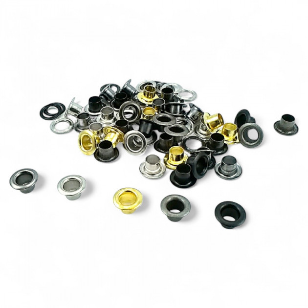 13/64" Brass 5 mm Curved Eyelet (500 Pcs/Pack) ERB0003PR