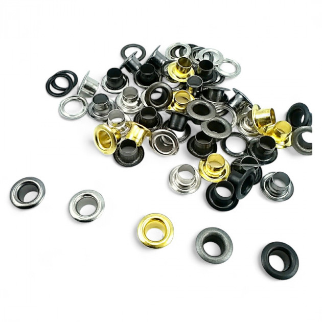 3/16" Brass 4,8 mm Double Sided Eyelet (500 Pcs/Pack) ERB0003PRC