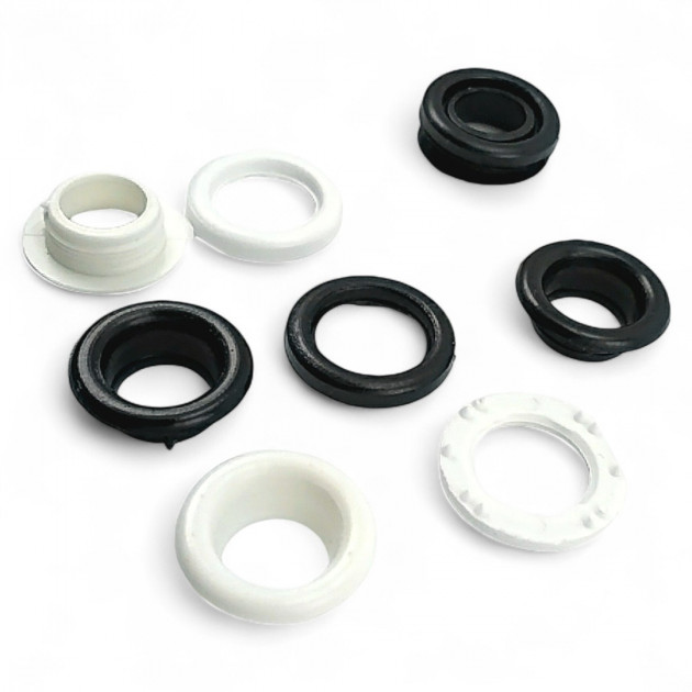 Plastic 8,5 mm Eyelet 21/64" (500 Pcs/Pack) HZR0005PL