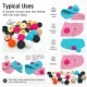 28L / 17 mm Fabric Covered Snap Buttons, 100 pcs Pack - Ideal for jackets, coats, and accessories